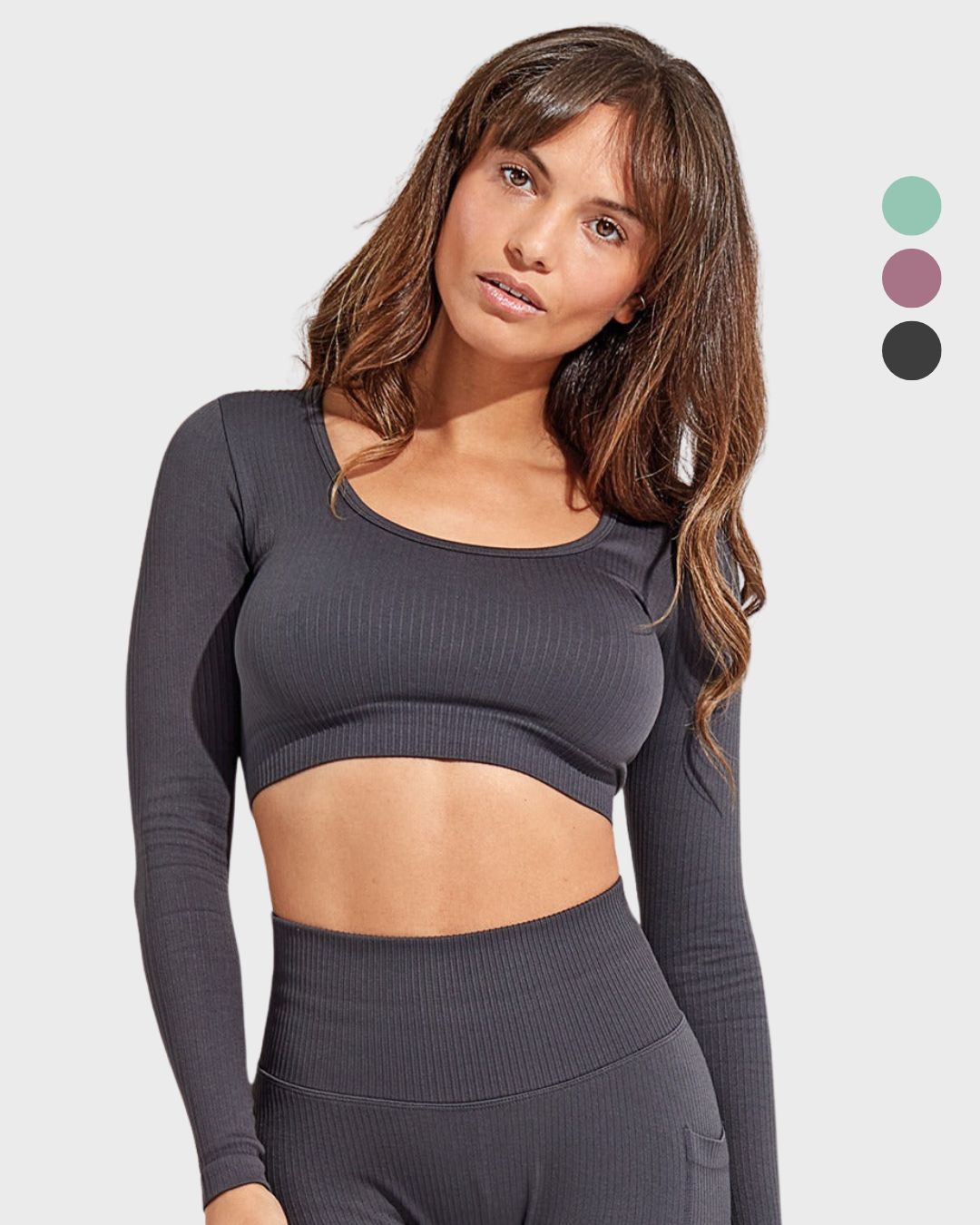 Ribbed Seamless '3D Fit' Croptop