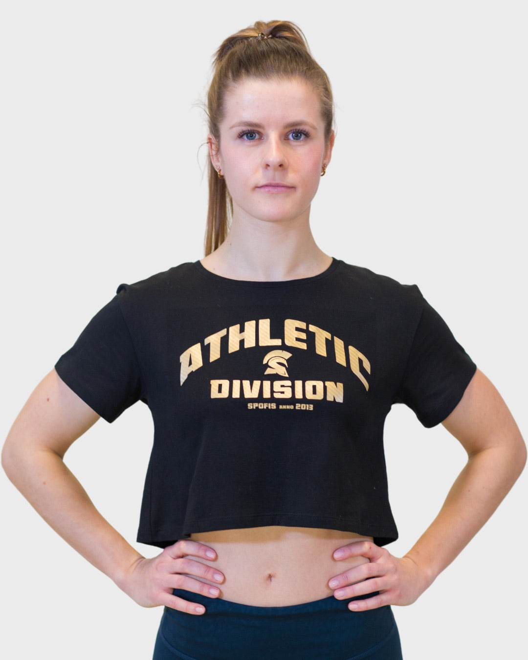 Gold Athletic Div.  Oversize Crop