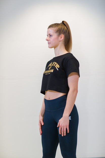 Gold Athletic Div.  Oversize Crop